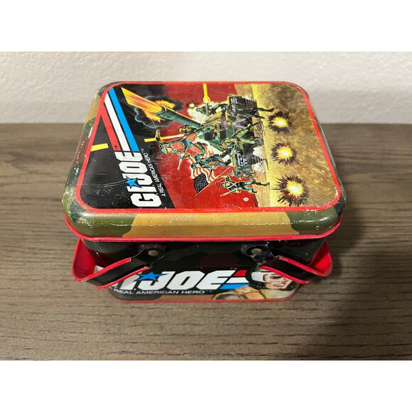 Vintage 1982 GI Joe Hasbro Metal Tin Lunchbox Limited Edition - Picture 2 of 9